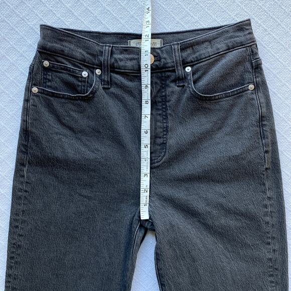 Madewell The‎ Perfect Vintage Jean Faded Black High Rise Tapered Denim Size 26 - Picture 11 of 11